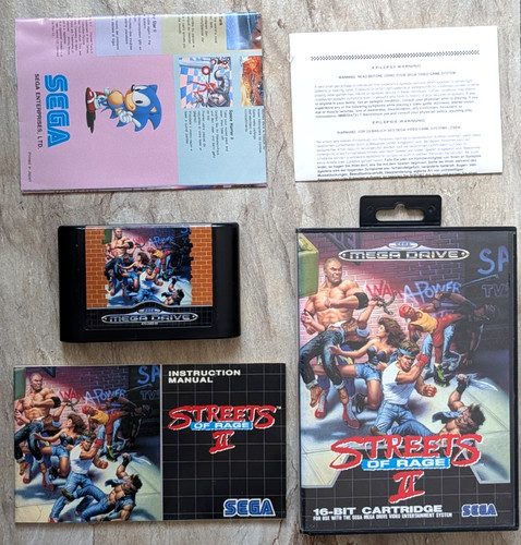 Sega mega drive streets of - mega,