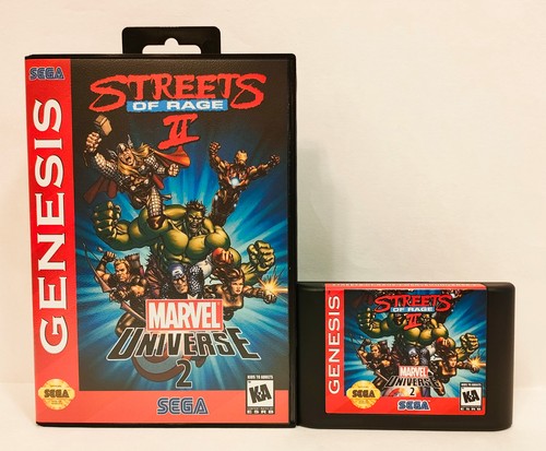 Streets rage x marvel - x,